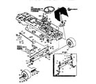 Craftsman 536255861 front steering assembly diagram