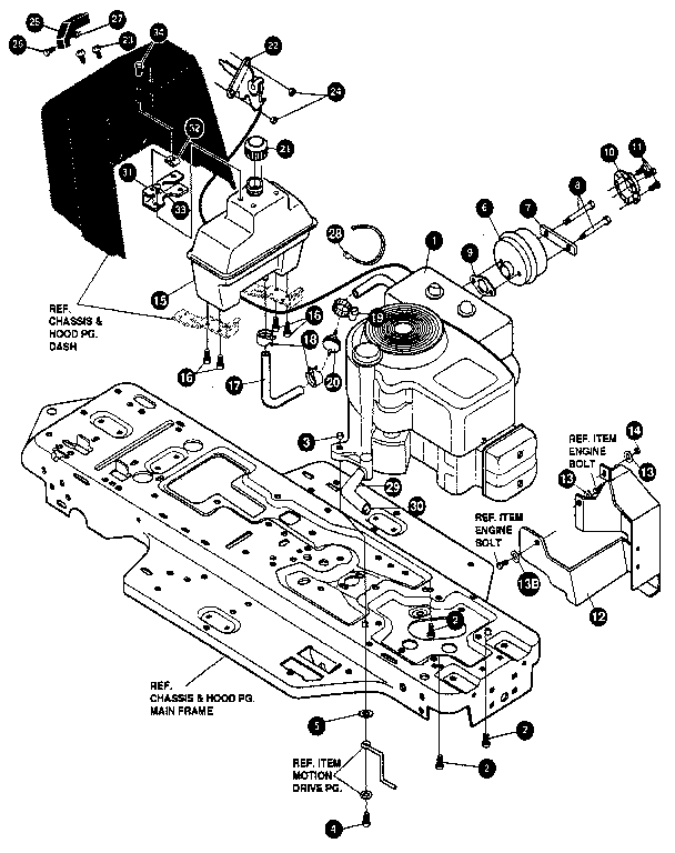 ENGINE & CONTROL ASSEMBLY