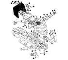 Craftsman 536255861 engine & control assembly diagram