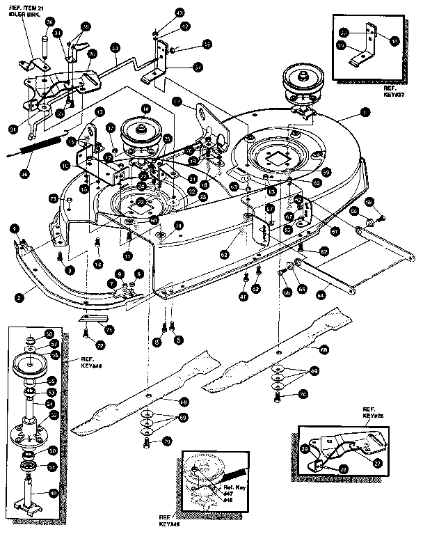 PRE-PAINTED DECK ASSEMBLY