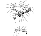 ICP NUOD105FH01 burner assembly diagram