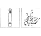 Kenmore 10698 ground and patio posts diagram