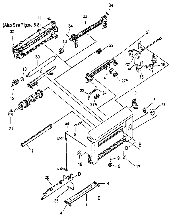 PAPER PATH DOOR ASSEMBLY