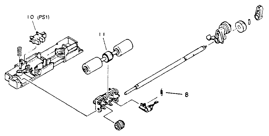 INPUT FEED ROLLER ASSEMBLY