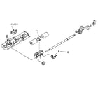 Hewlett Packard LASER JET IIP HP33471 input feed roller assembly diagram