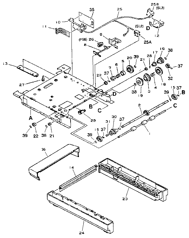 LOWER CASSETTE BASE ASSEMBLY