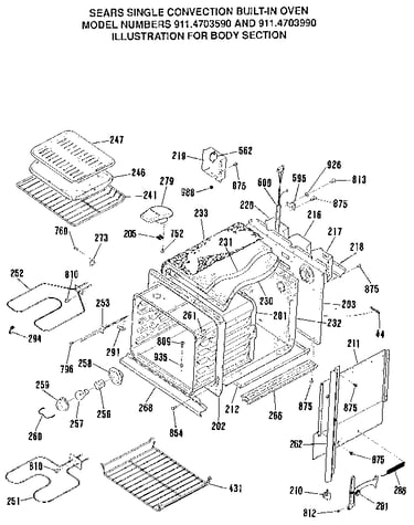 Body section