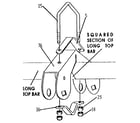 Sears 512720944 top bar bracket diagram