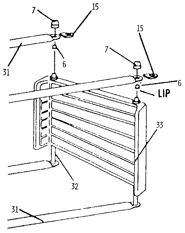 Lawn swing deck panel