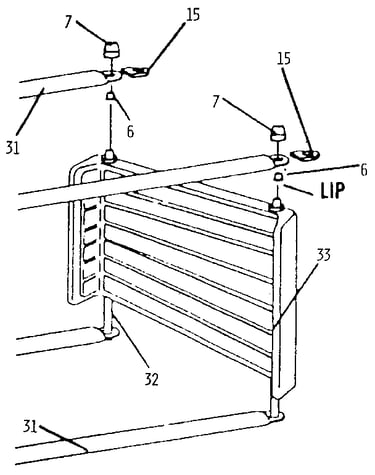 Lawn swing deck panel