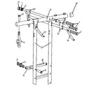 Sears 512725586 a-frame assembly diagram