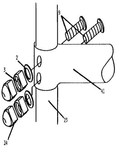 Climber rail hardware