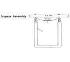 Sears 512720969 trapeze assembly diagram