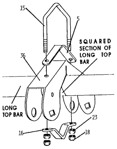 Top bar bracket