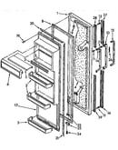 Refrigerator door