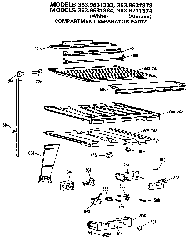 Compartment separator
