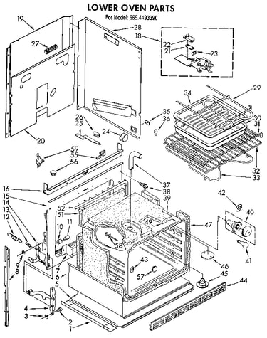 Lower oven