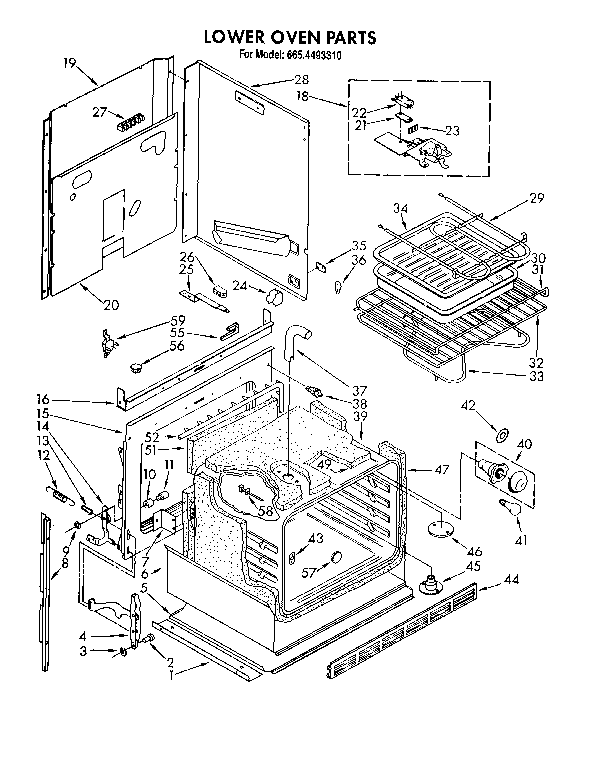 Lower oven