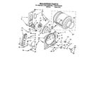 Whirlpool LGR7646AN0 bulkhead diagram