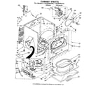 Whirlpool LGC6848AW0 cabinet diagram