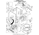 Whirlpool LGR4434AN0 cabinet diagram