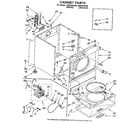 Whirlpool LER5634AN0 cabinet diagram