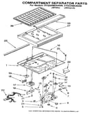 Comparment separator/divider block