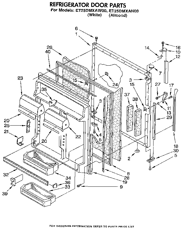 Refrigerator door
