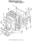 Refrigerator door
