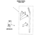 Kenmore 1163381091 handle diagram