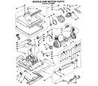 Kenmore 1163338091 nozzle and motor diagram