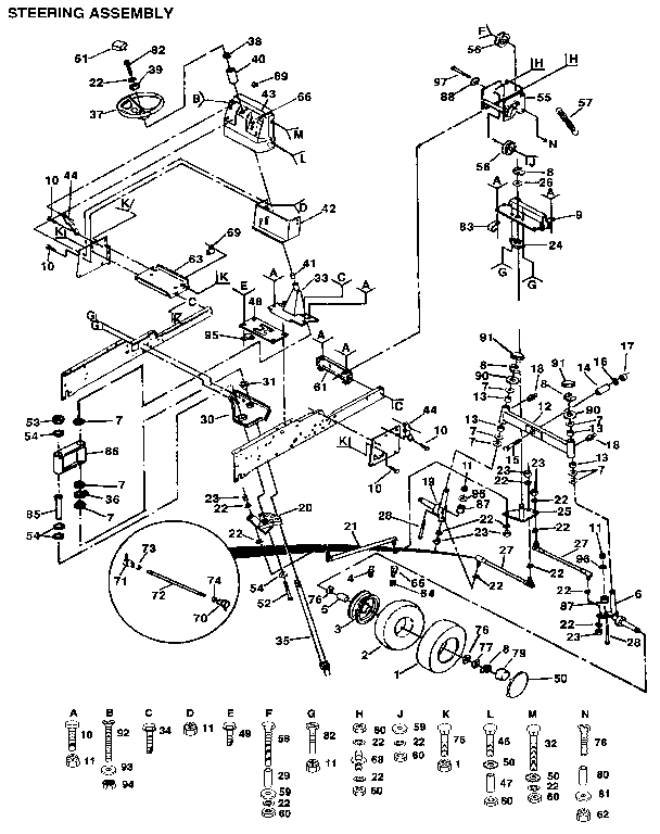 Steering assembly