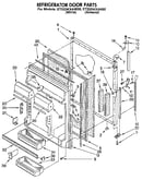Refrigerator door