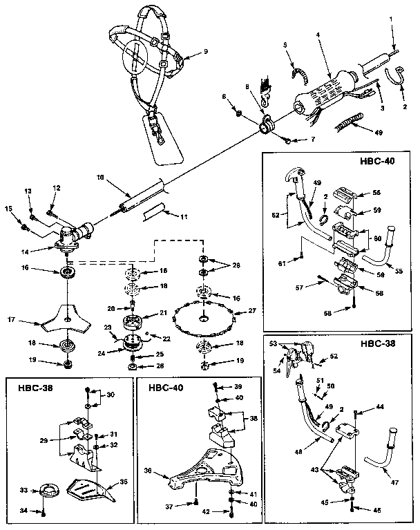 SHAFT AND CUTTING HEAD