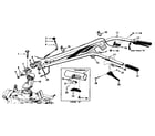 Troybilt 12056 handlebar assembly diagram