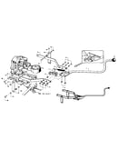 Wheels/tines/pto drive lever & yoke assembly
