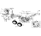 Craftsman 29908 wheel speed lever, belt drive system, engines, wheels diagram