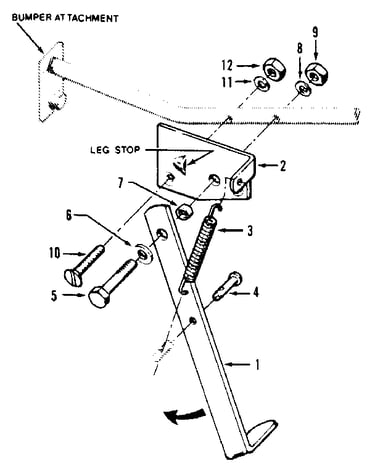 Kickstand attachment