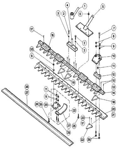 Cutter bar assembly