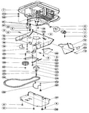 Cutter bar drive mechanism, engine oil drain tube, and wheel