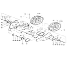 Troybilt 34308 wheel drive mechanism/wheels diagram