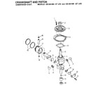 Craftsman 225581496 crankshaft and piston diagram
