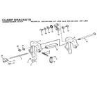 Craftsman 225581496 clamp brackets diagram
