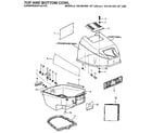 Craftsman 225581996 top and bottom cowl diagram