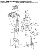 Swivel bracket and driveshaft housing
