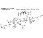 Craftsman 225581996 clamp brackets diagram