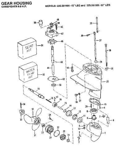 Gear housing