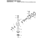 Craftsman 225587495 crankshaft and piston diagram
