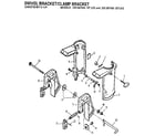 Craftsman 225587495 swivel bracket/clamp bracket diagram