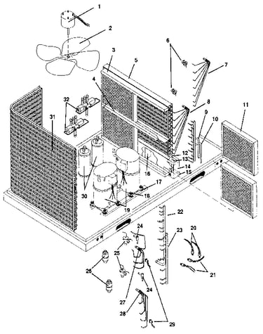 Functional replacement parts - 7-1/2 thru 10 ton units
